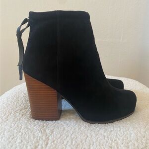 JEFFREY CAMPBELL • “Rumble” • Black Suede Booties • Size 8 • New In Box!